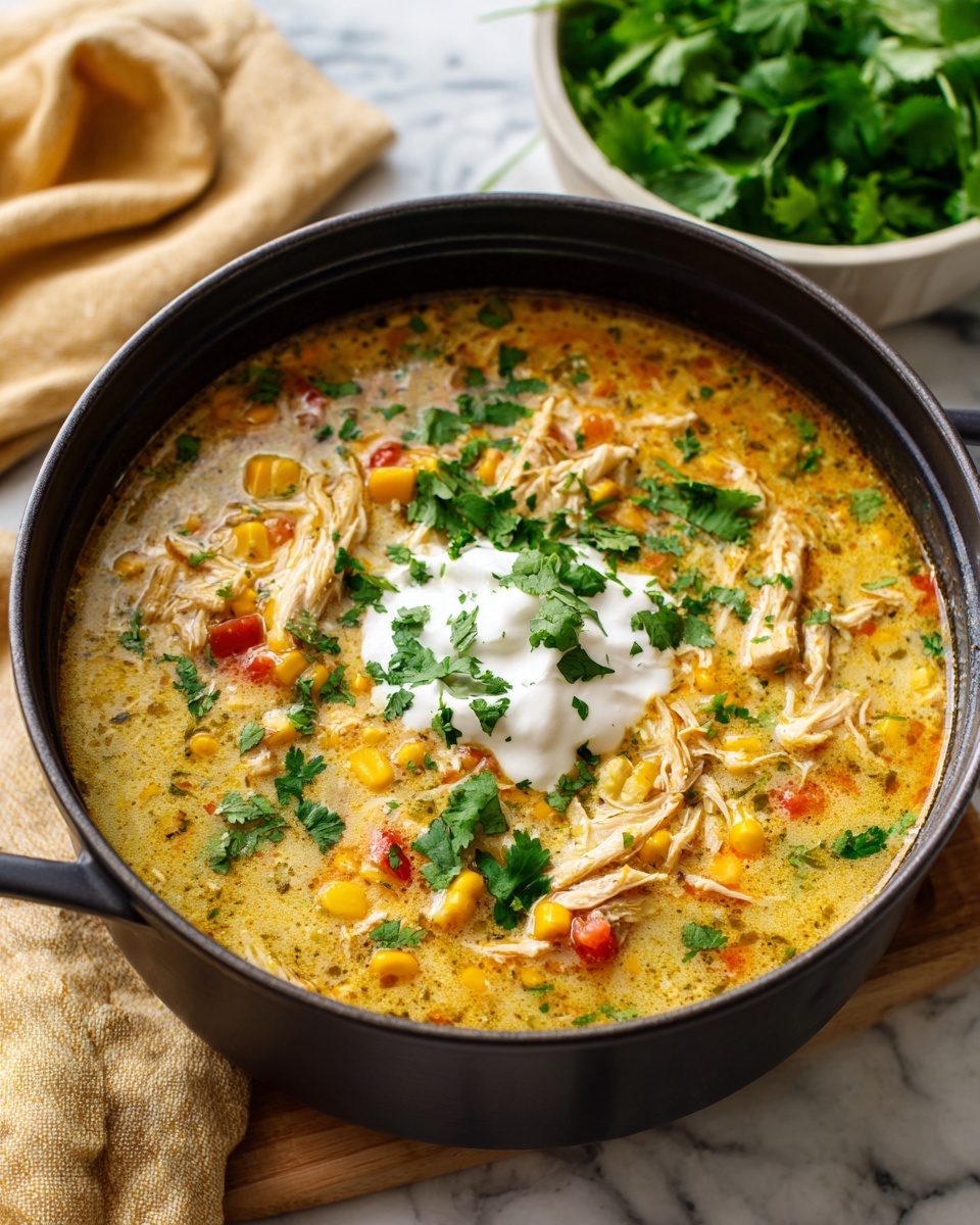 Slow Cooker Mexican Chicken Corn Chowder Recipe - Recipe Image