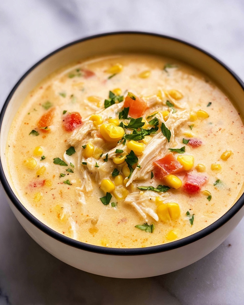 Creamy Chicken Corn Chowder Recipe - Recipe Image