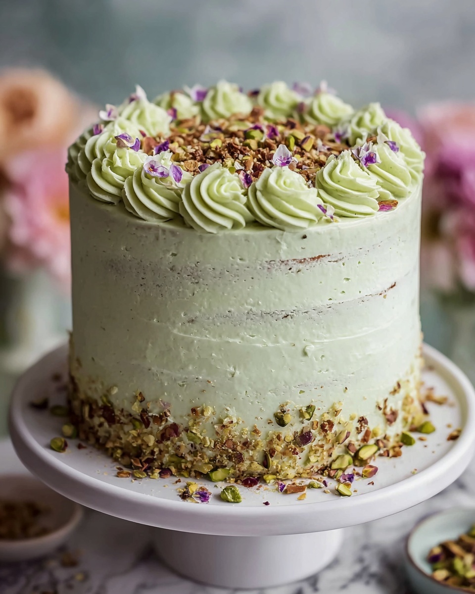 Vanilla Bean Pistachio Cake Recipe - Recipe Image