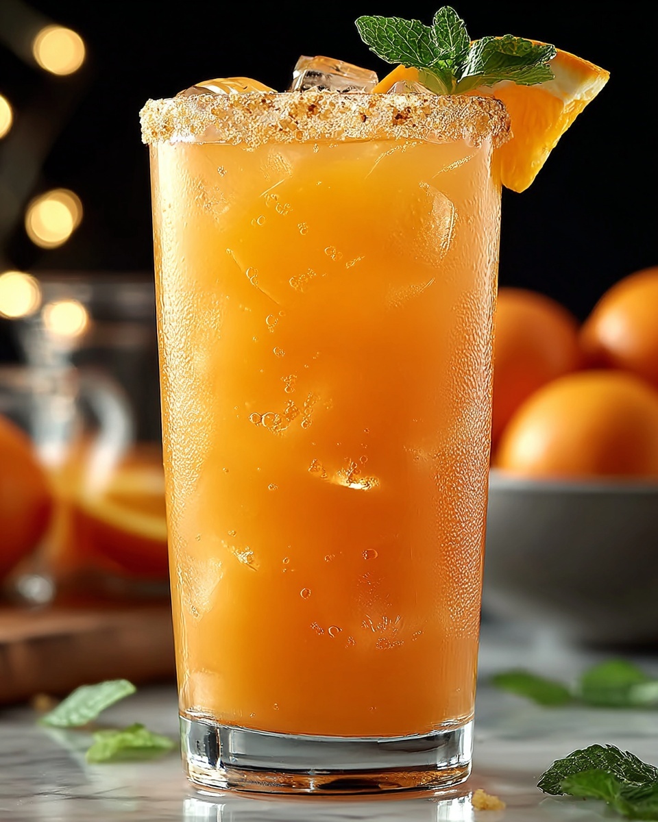 Golden Hour Peach Lemonade Recipe - Recipe Image