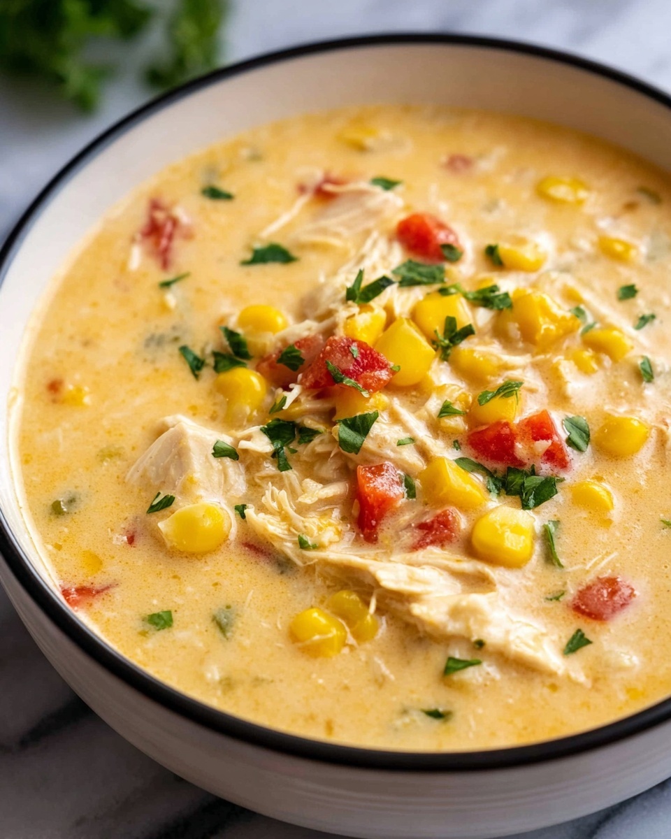 Creamy Chicken Corn Chowder Recipe - Recipe Image