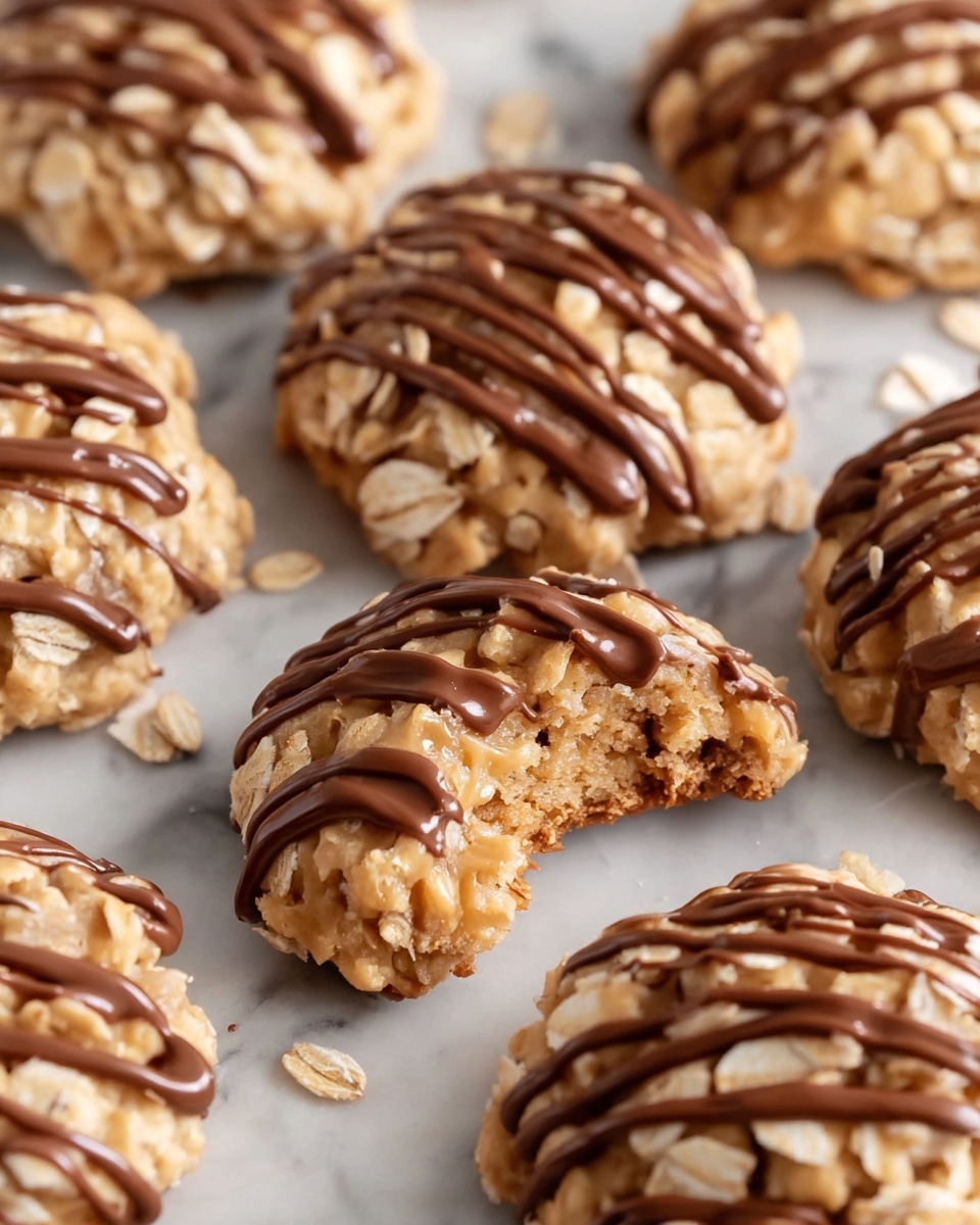 No-Bake Peanut Butter Oatmeal Cookies Recipe - Recipe Image