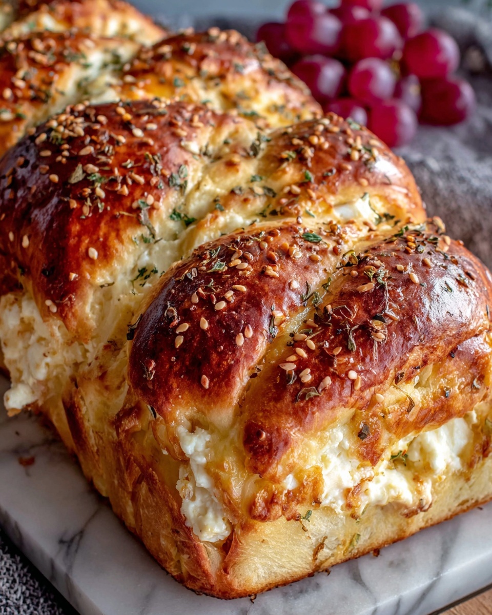 Garlic Herb Sourdough Bread Stuffed Recipe - Recipe Image