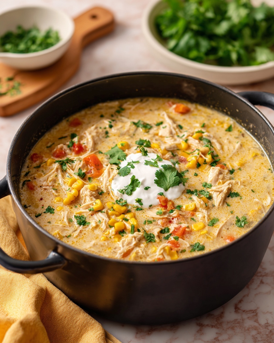 Slow Cooker Mexican Chicken Corn Chowder Recipe - Recipe Image
