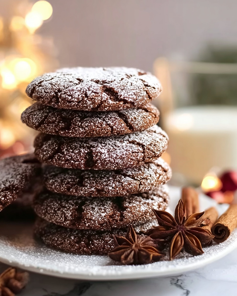 Chocolate-Cinnamon Sugar Cookies Recipe - Recipe Image