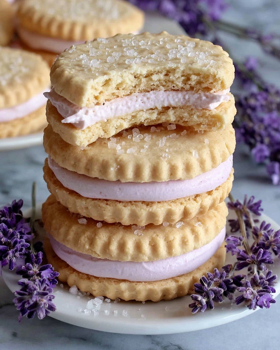 Lemon Lavender Sandwich Cookies Recipe - Recipe Image