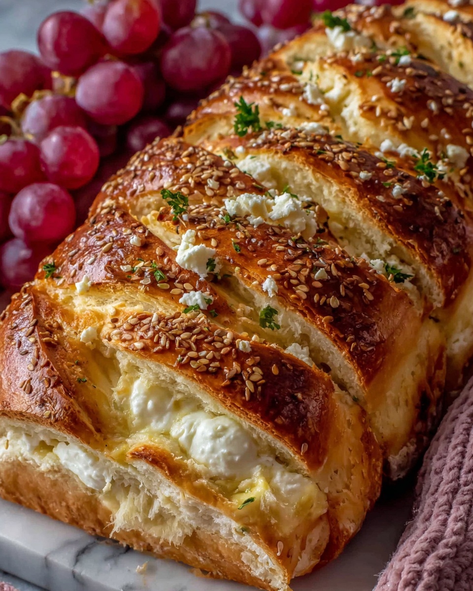 Garlic Herb Sourdough Bread Stuffed Recipe - Recipe Image
