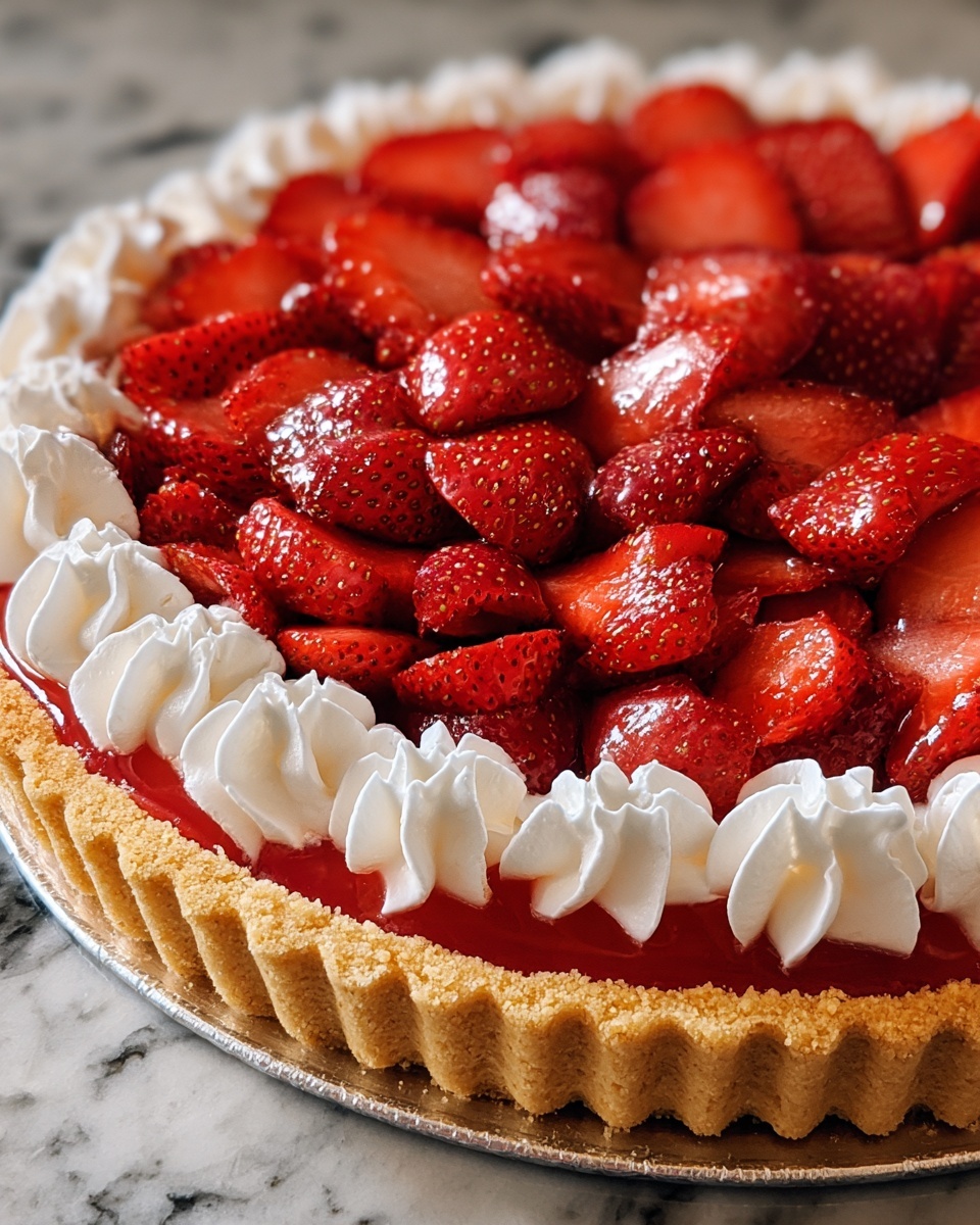 Strawberry Icebox Pie Recipe - Recipe Image