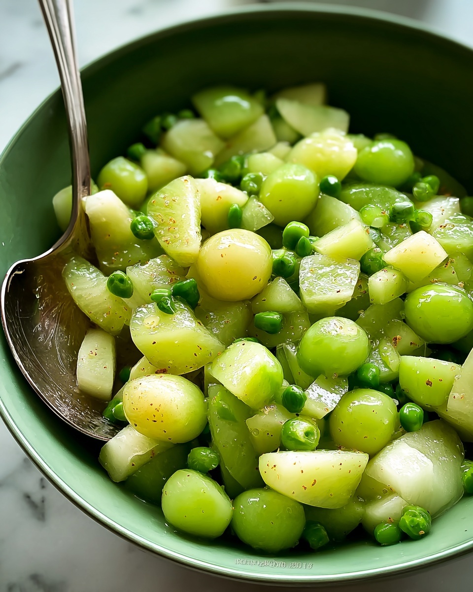 Festive St. Patrick’s Day Green Fruit Salad Recipe - Recipe Image