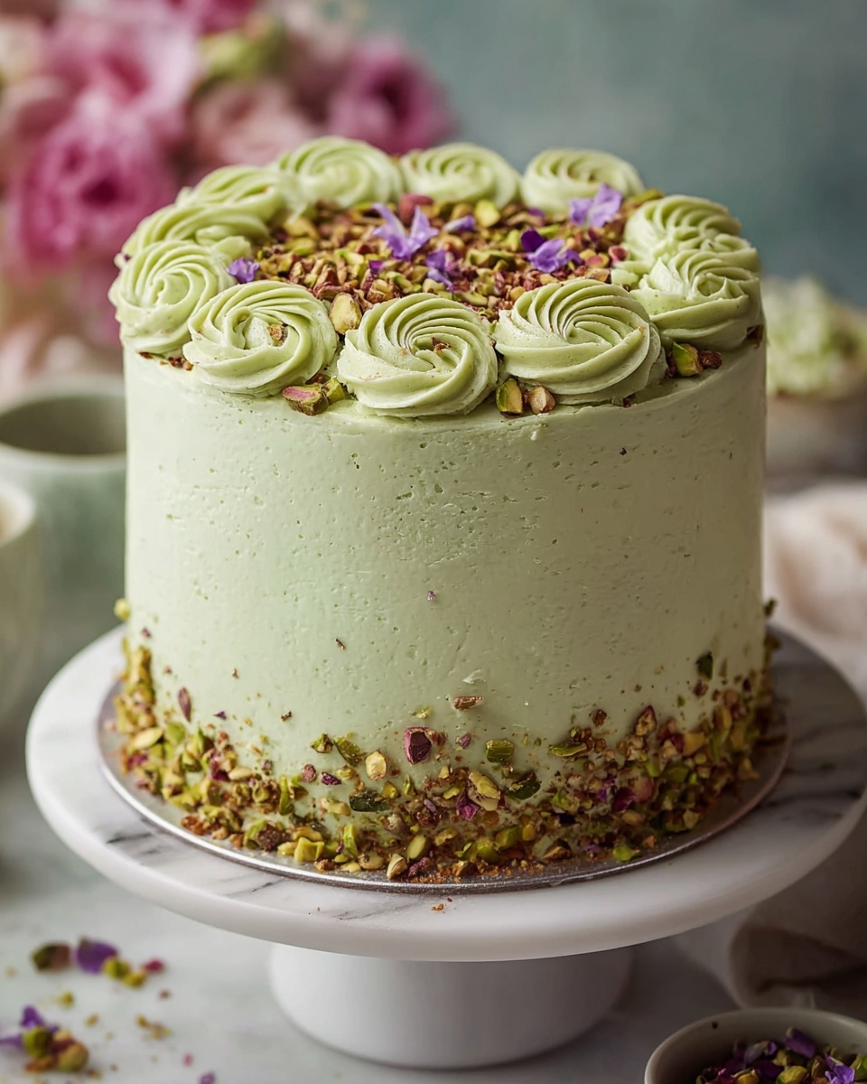 Vanilla Bean Pistachio Cake Recipe - Recipe Image