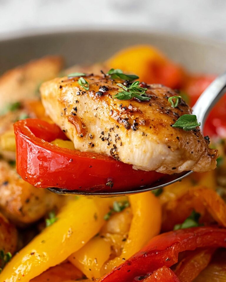 Balsamic Chicken and Peppers Recipe