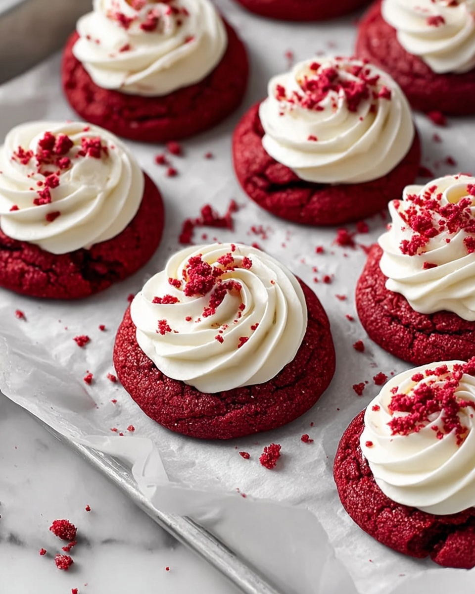Red Velvet Cupcake Cookies Recipe - Recipe Image