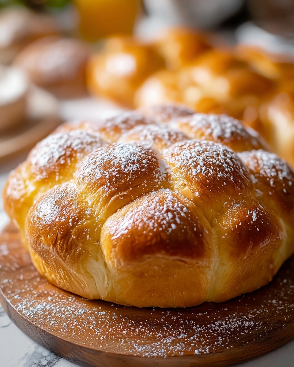 Classic Filipino Ensaymada Bread with Cheddar Cheese and Sugar Topping Recipe - Recipe Image