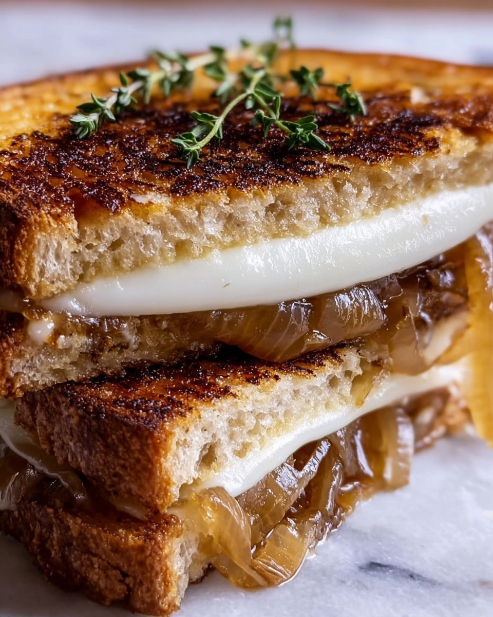 French Onion Grilled Cheese Recipe - Recipe Image