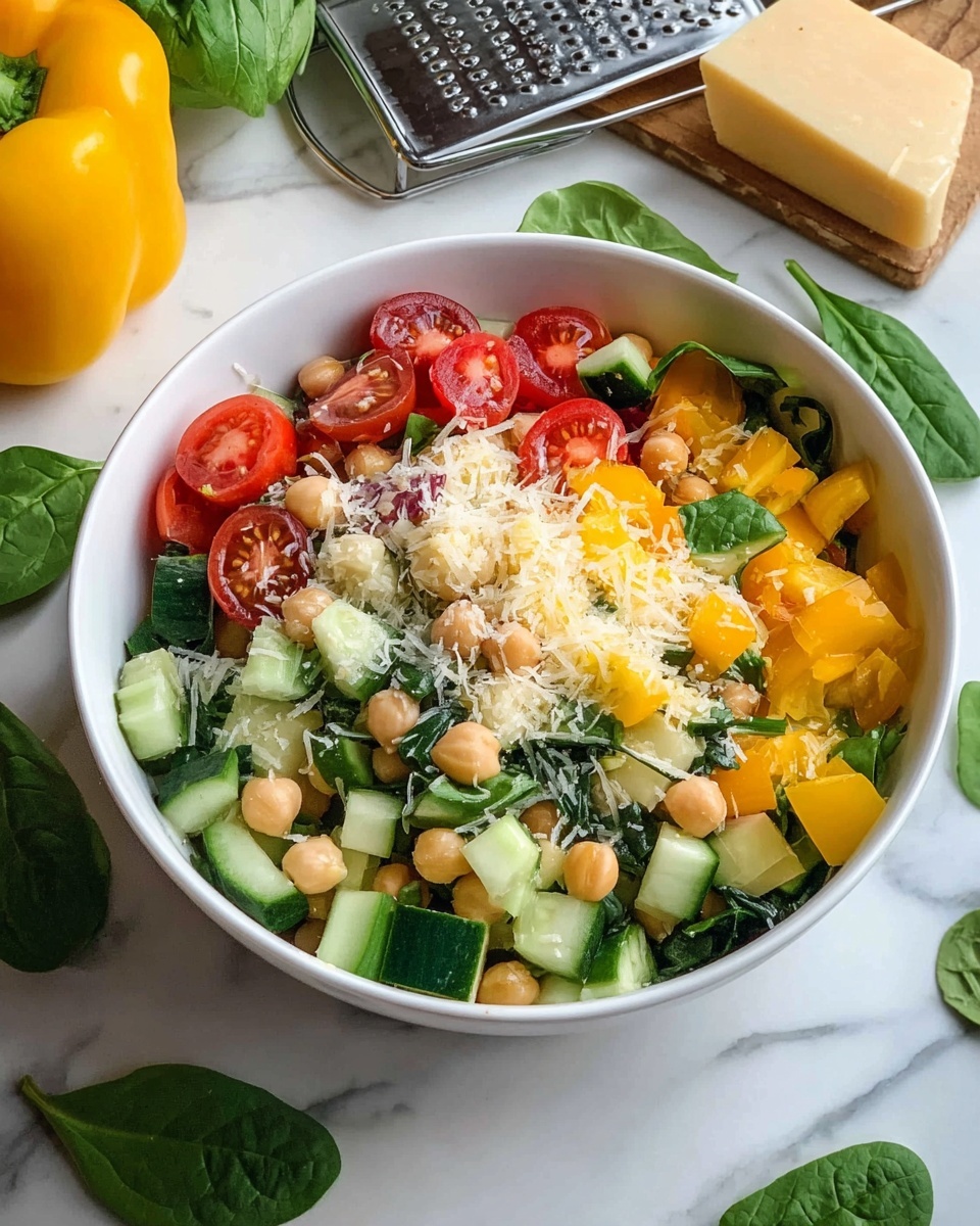 Colorful Summer Chickpea Salad Recipe - Recipe Image