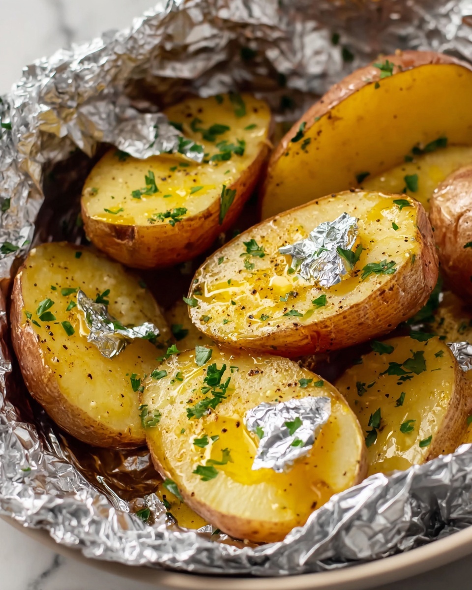 Crock Pot Foil-Wrapped Potatoes Recipe - Recipe Image