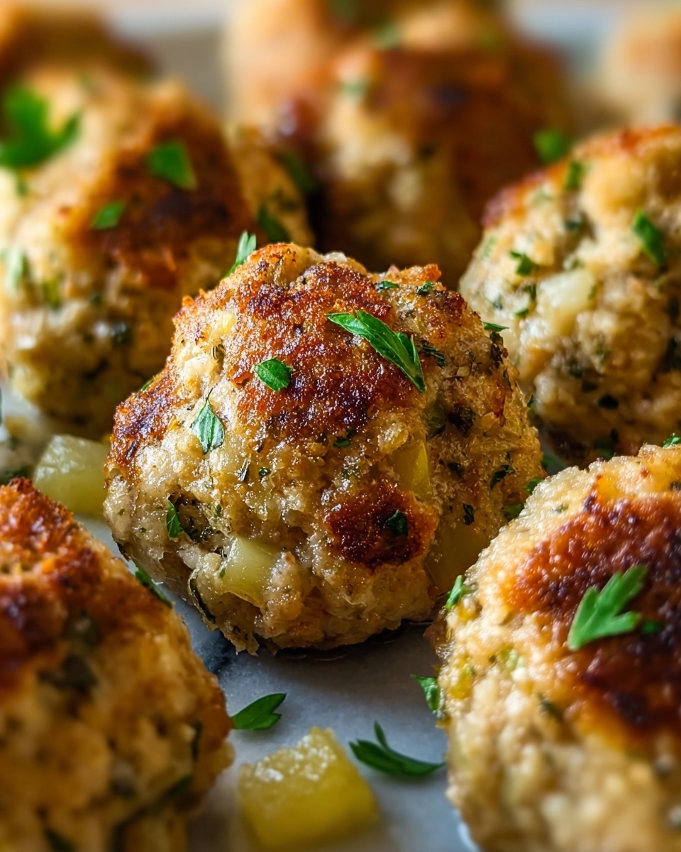 Turkey Stuffing Balls Recipe - Recipe Image