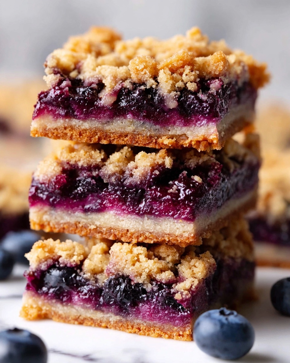 Triple Berry Cobbler Bars Recipe - Recipe Image