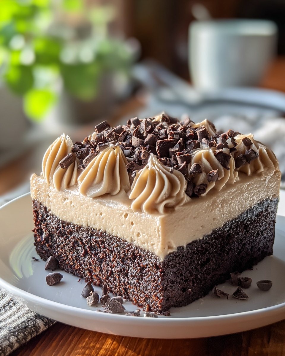 Brownie Refrigerator Cake Recipe - Recipe Image