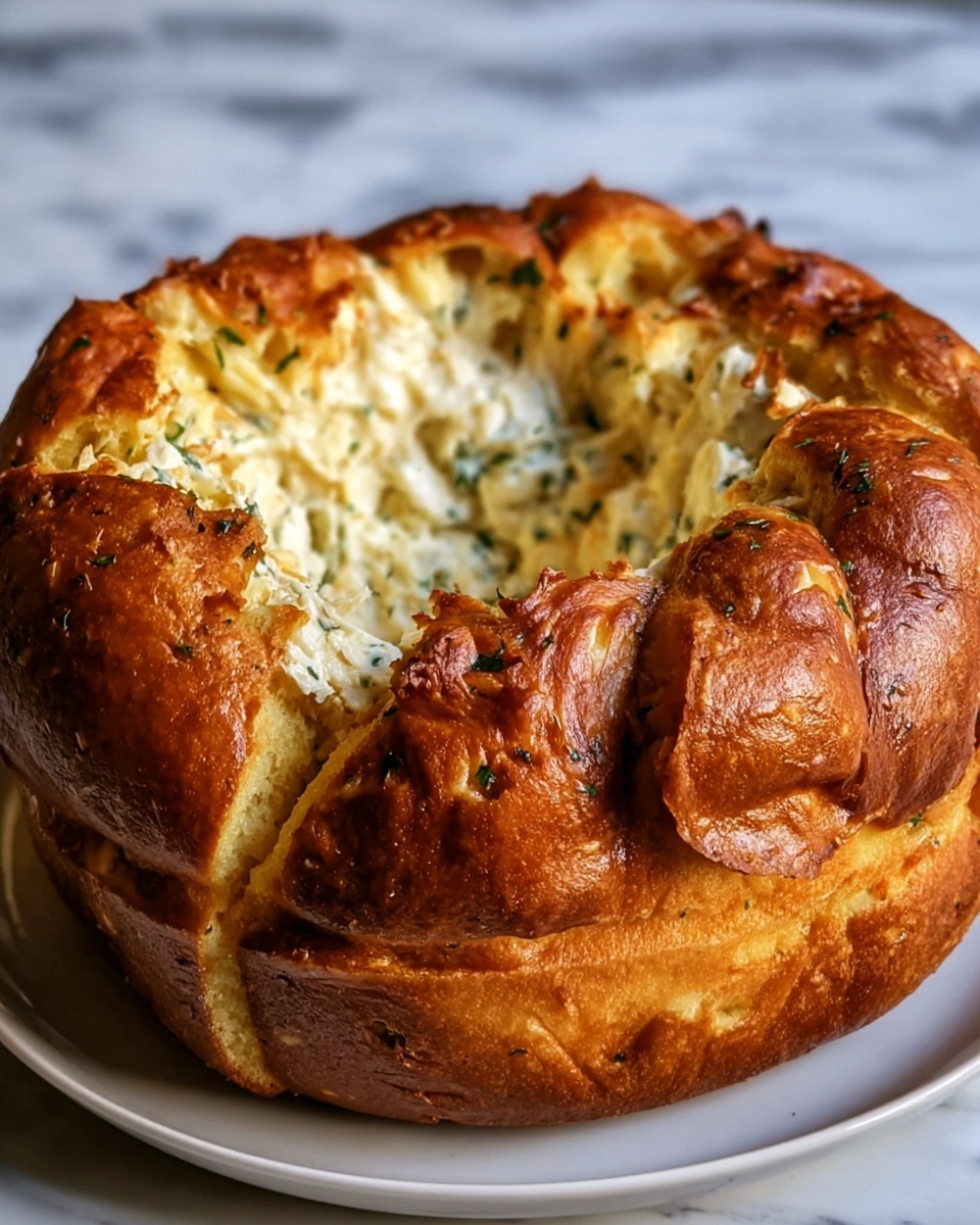 Delicious Chicken Alfredo Monkey Bread Recipe - Recipe Image