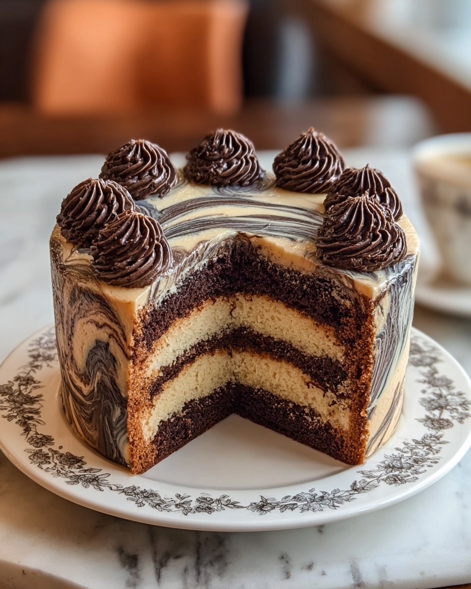 Delicious Marble Cake Recipe - Recipe Image