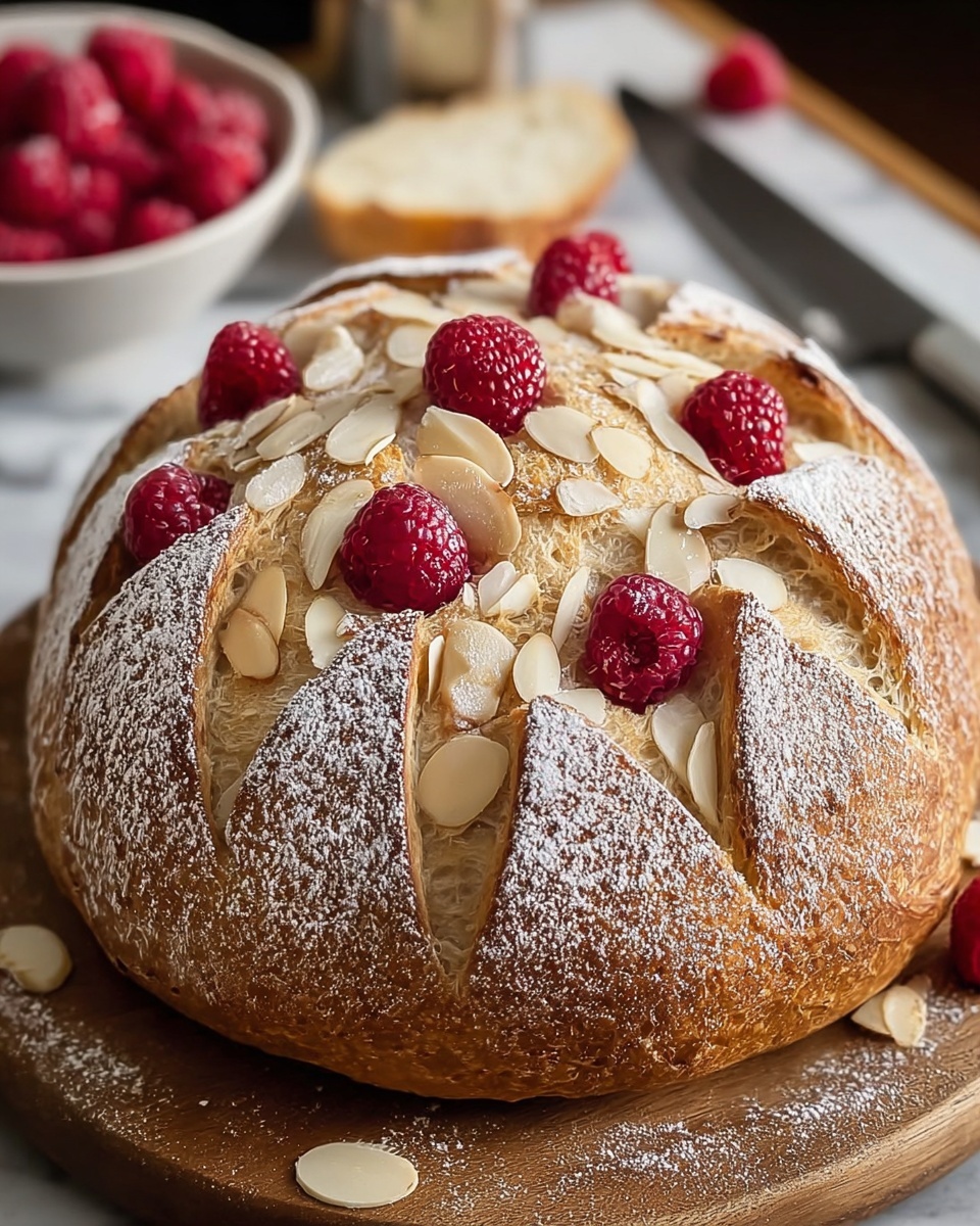 Sourdough White Chocolate and Raspberry Bread Recipe - Recipe Image