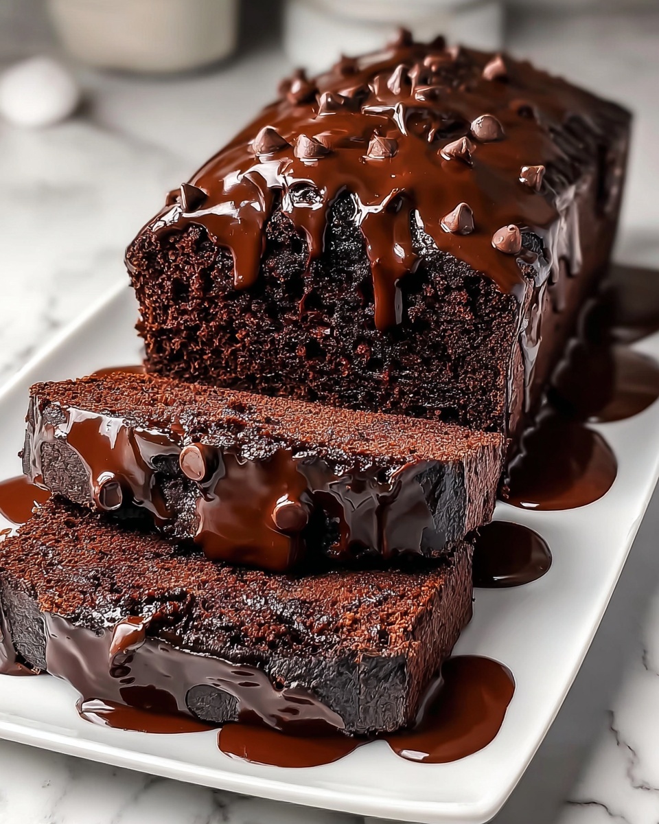 Hot Fudge Brownie Bread Recipe - Recipe Image