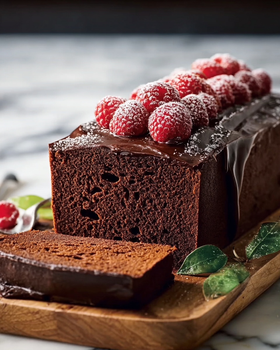 Chocolate Loaf Cake with Whipped Ganache Recipe - Recipe Image