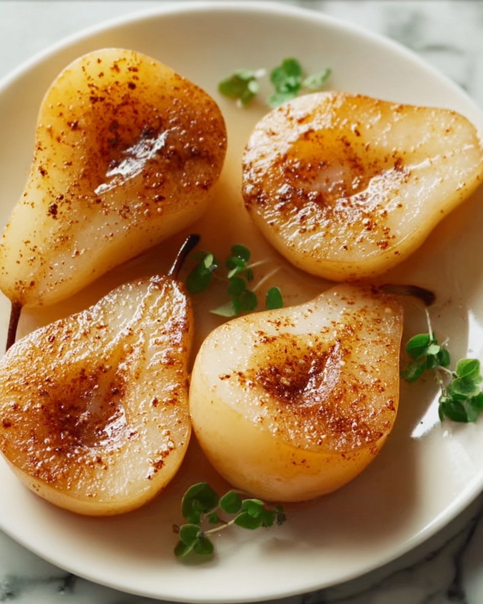 Cinnamon Honey Baked Pears Recipe - Recipe Image