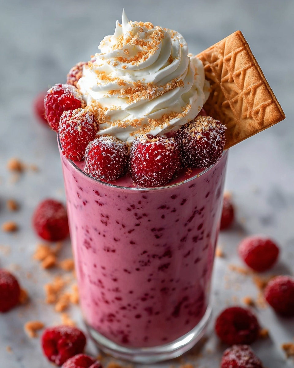 Raspberry Cheesecake Protein Shake Recipe - Recipe Image
