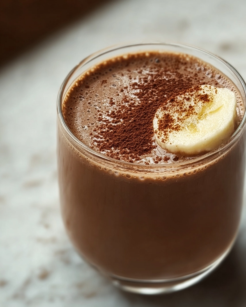 Banana Chocolate Smoothie Recipe - Recipe Image