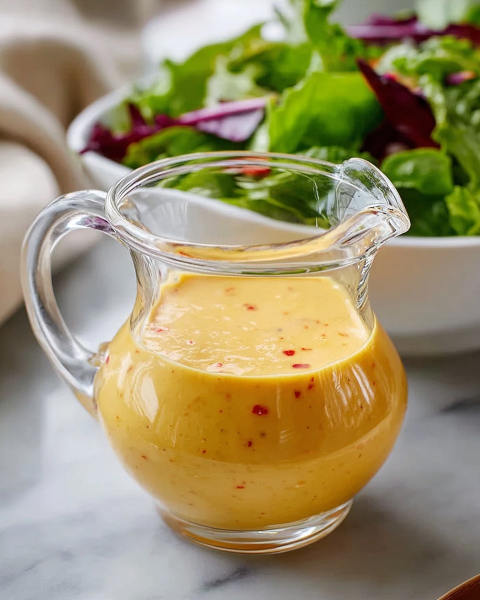 Creamy Peach Salad Dressing Recipe - Recipe Image
