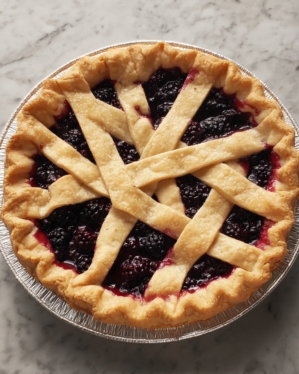 Lattice-Topped Berry Pie Recipe - Recipe Image