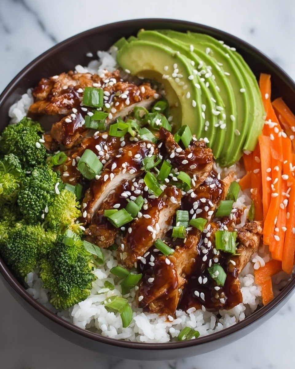 Sweet & Sticky Chicken Rice Bowls Recipe - Recipe Image