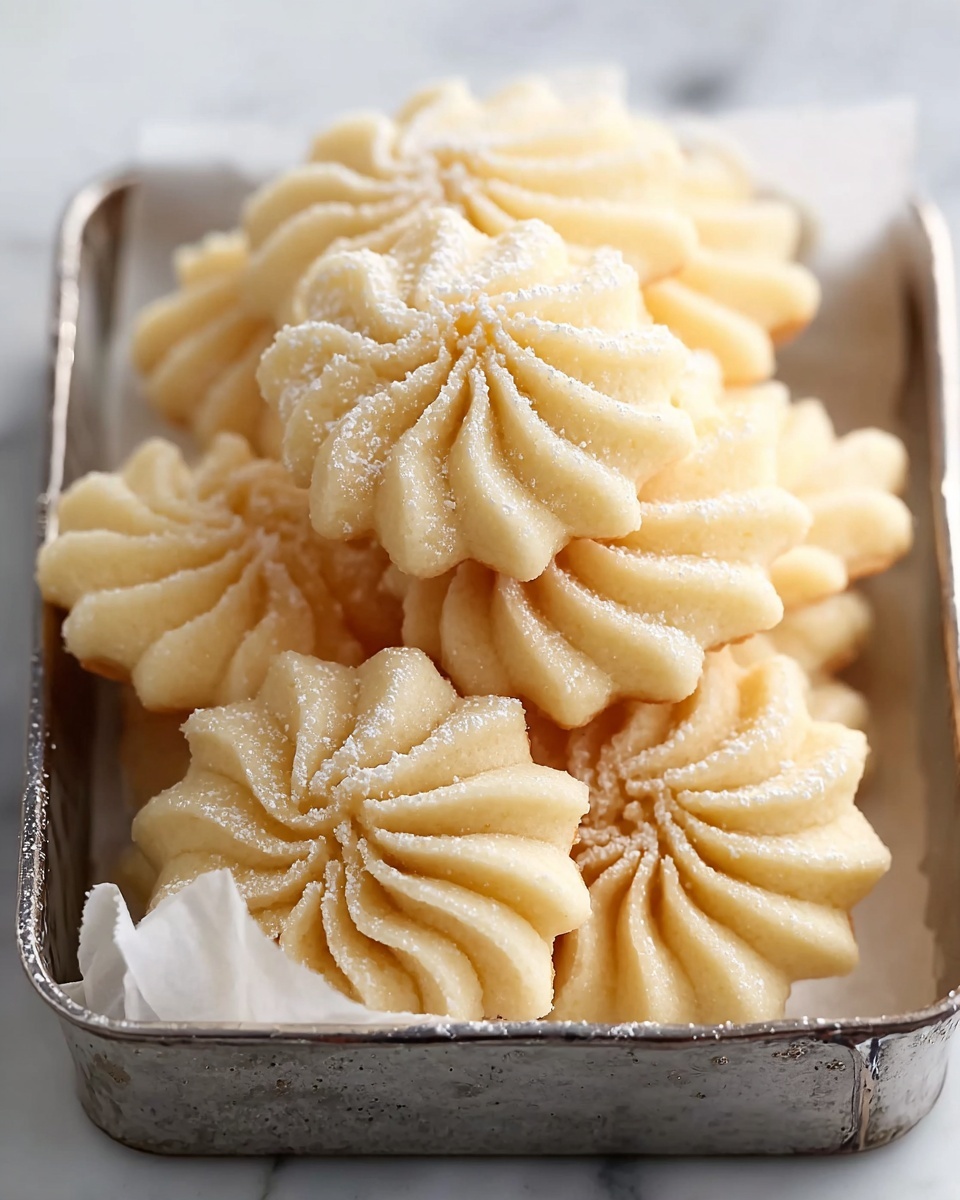 Butter Cookies by Piping or Scooping Recipe - Recipe Image