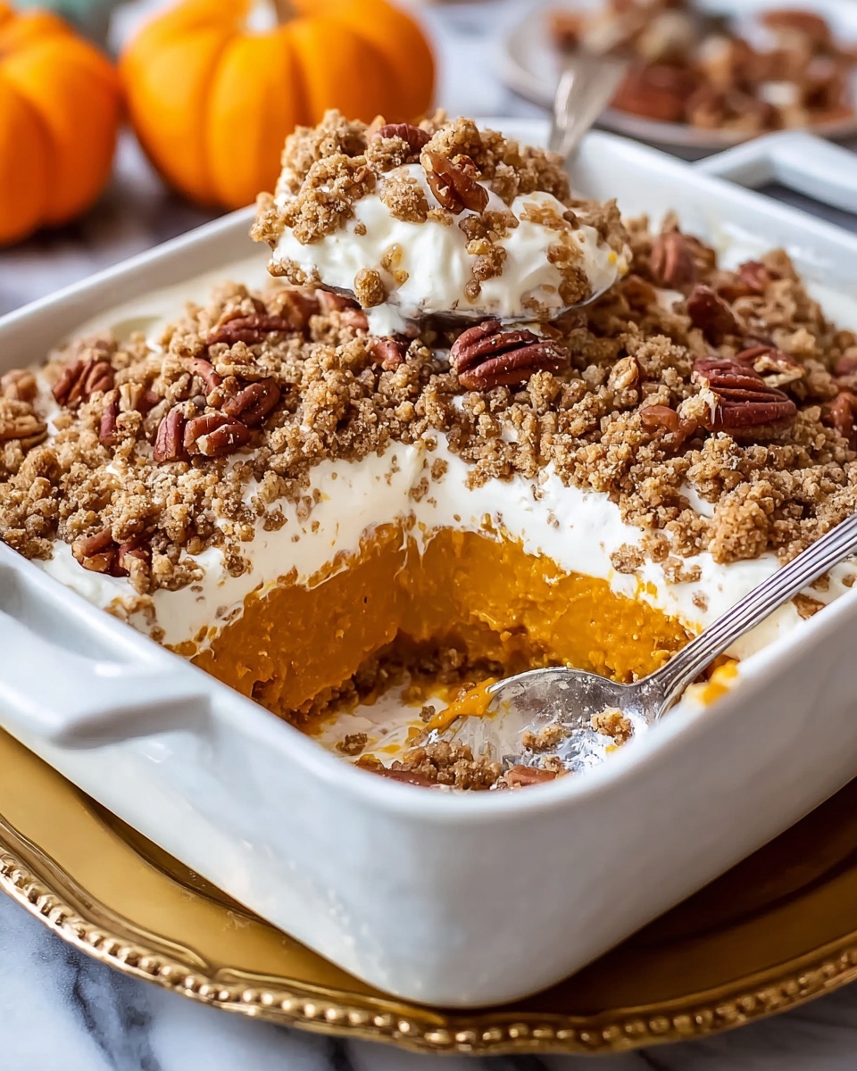 The Best Pumpkin Dump Cake Recipe - Recipe Image