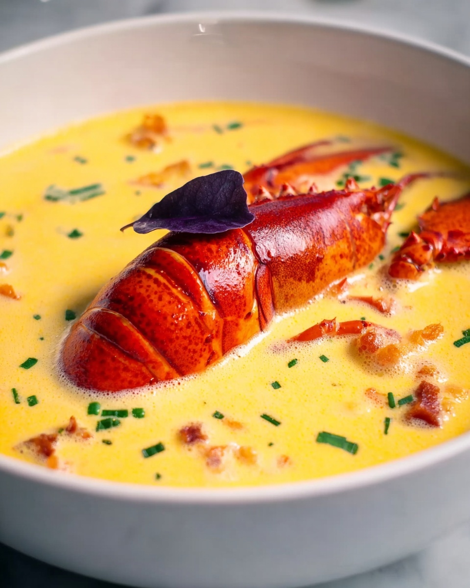 Exquisite Lobster Bisque with Saffron Infusion Recipe - Recipe Image