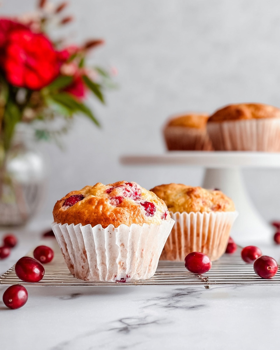 Cranberry Sauce Muffins Recipe - Recipe Image