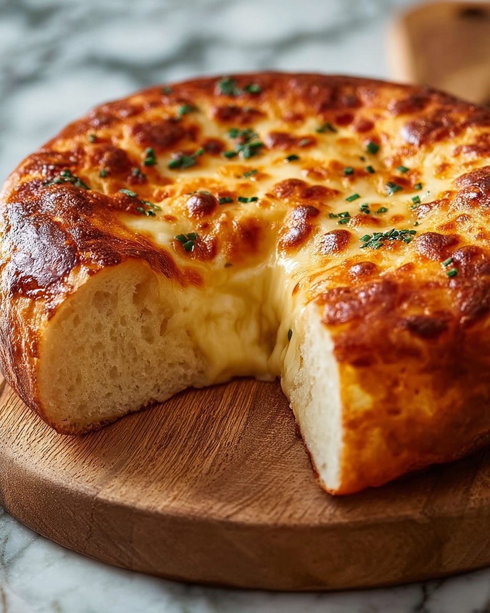 Georgian Cheese-Filled Khachapuri Recipe - Recipe Image