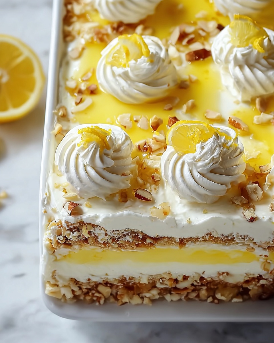 Lemon Pretzel Dessert Recipe - Recipe Image