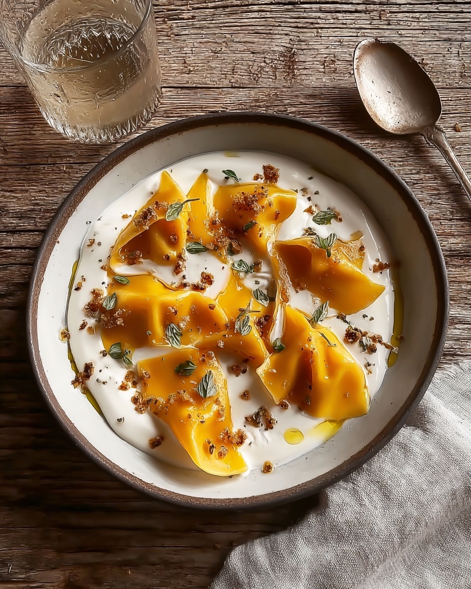 Red Kuri Squash and Goat’s Cheese Manti Recipe - Recipe Image