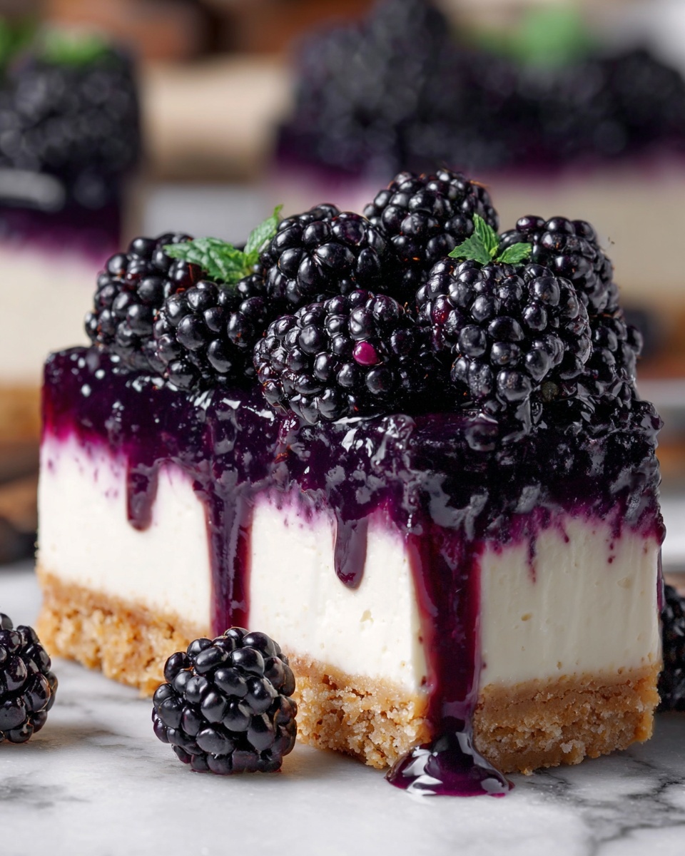 Blackberry Cheesecake Recipe - Recipe Image