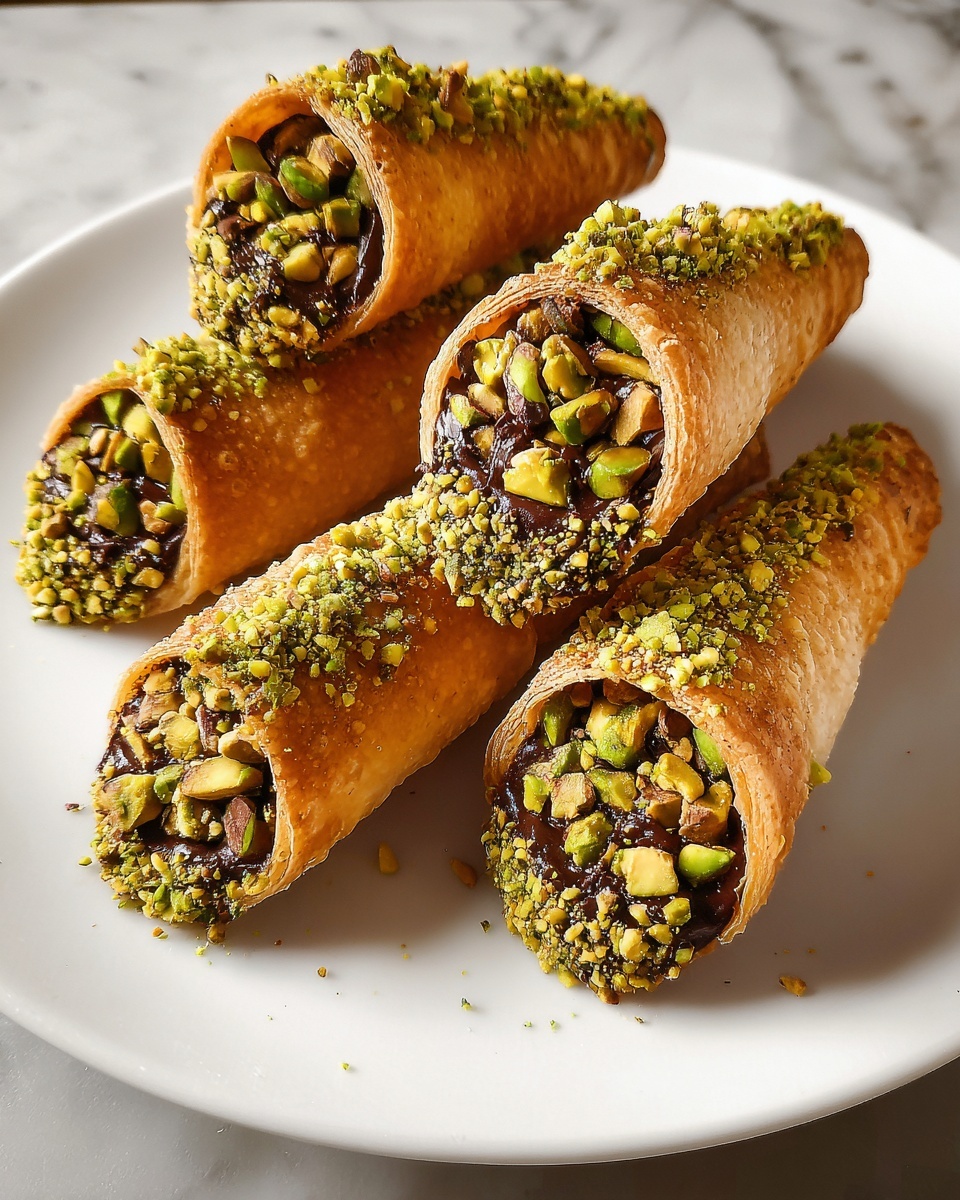 Pistachio Cannoli Recipe - Recipe Image
