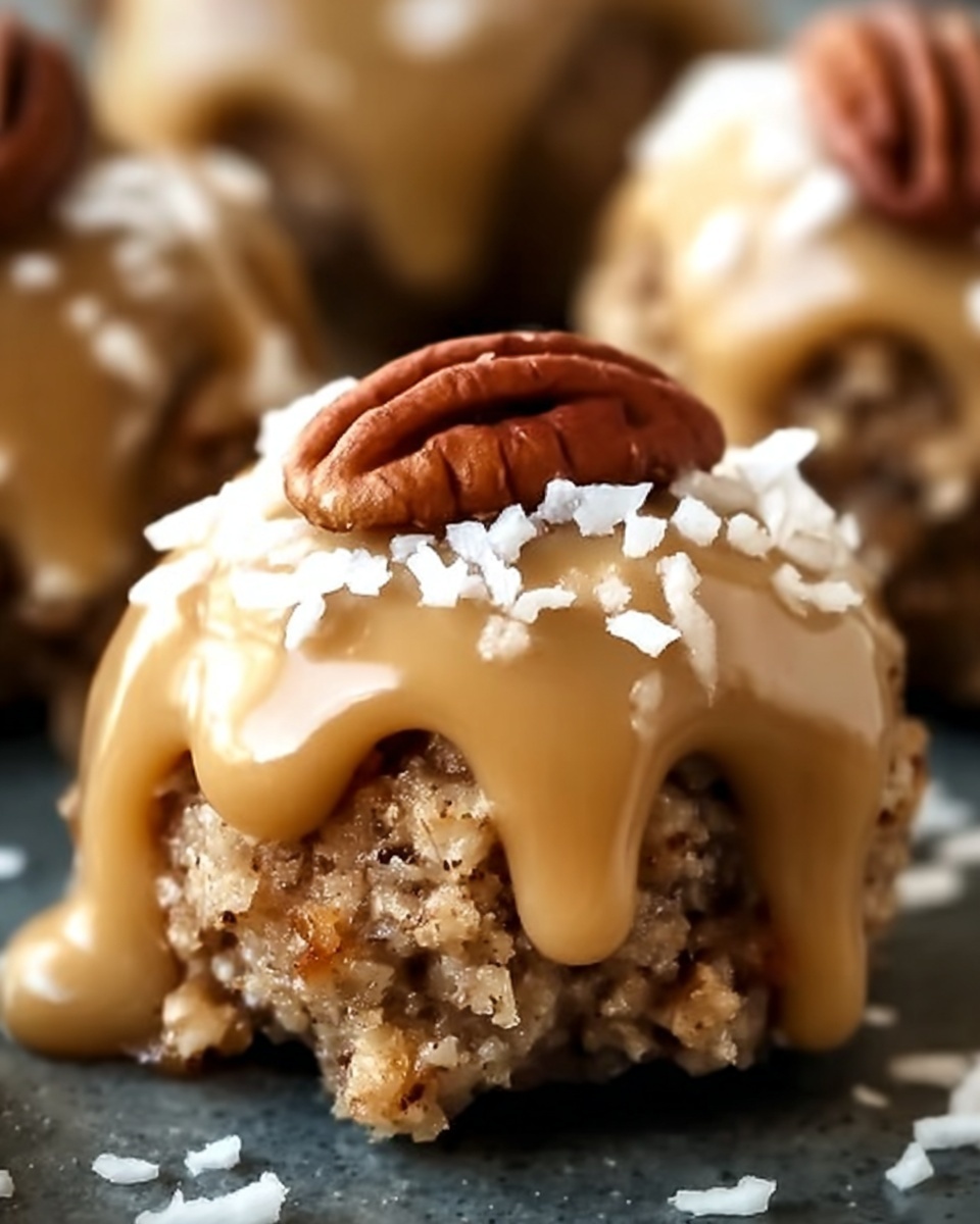 No Bake Pecan Coconut Praline Cookies Recipe - Recipe Image