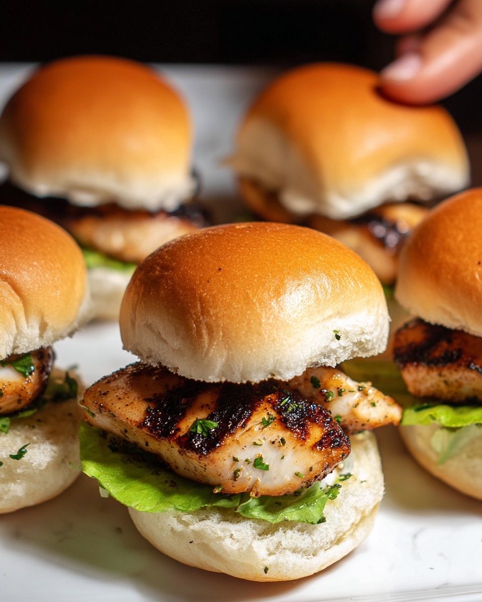 Alabama White Blackened Chicken Sliders Recipe - Recipe Image