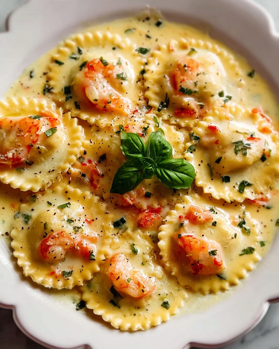Lobster Ravioli in Lemon Butter Sauce Recipe - Recipe Image