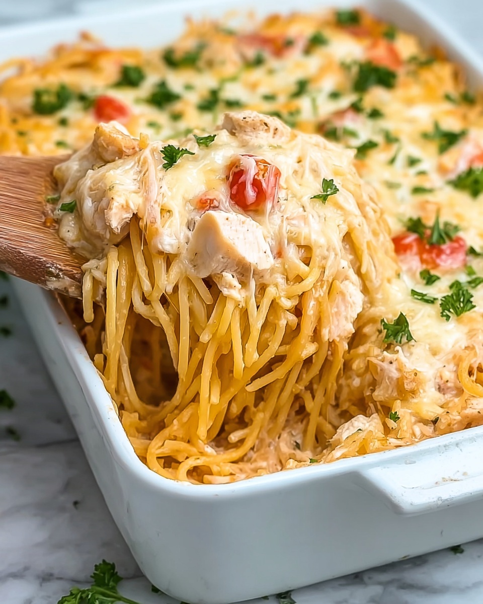 The Best Chicken Spaghetti Recipe - Recipe Image