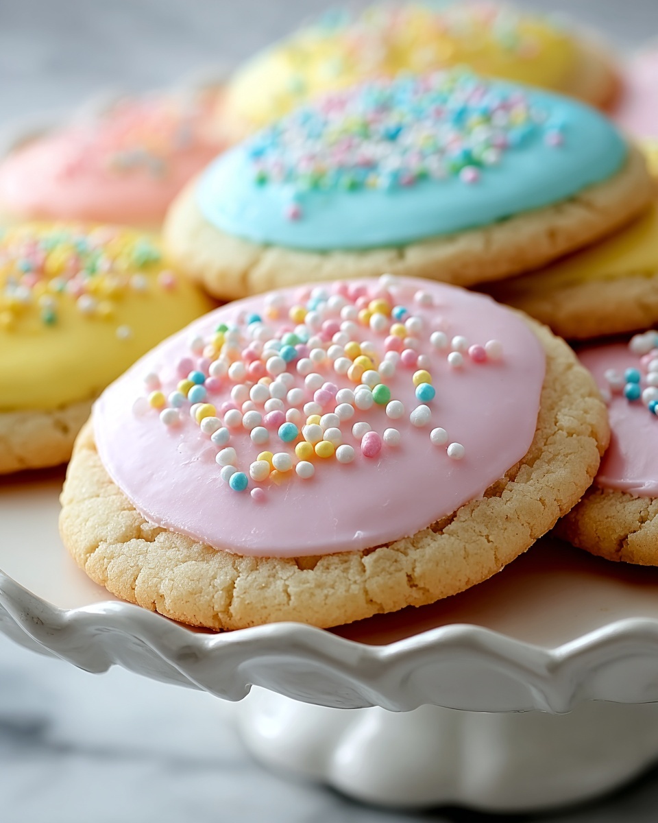 Easter Egg Sugar Cookies Recipe - Recipe Image