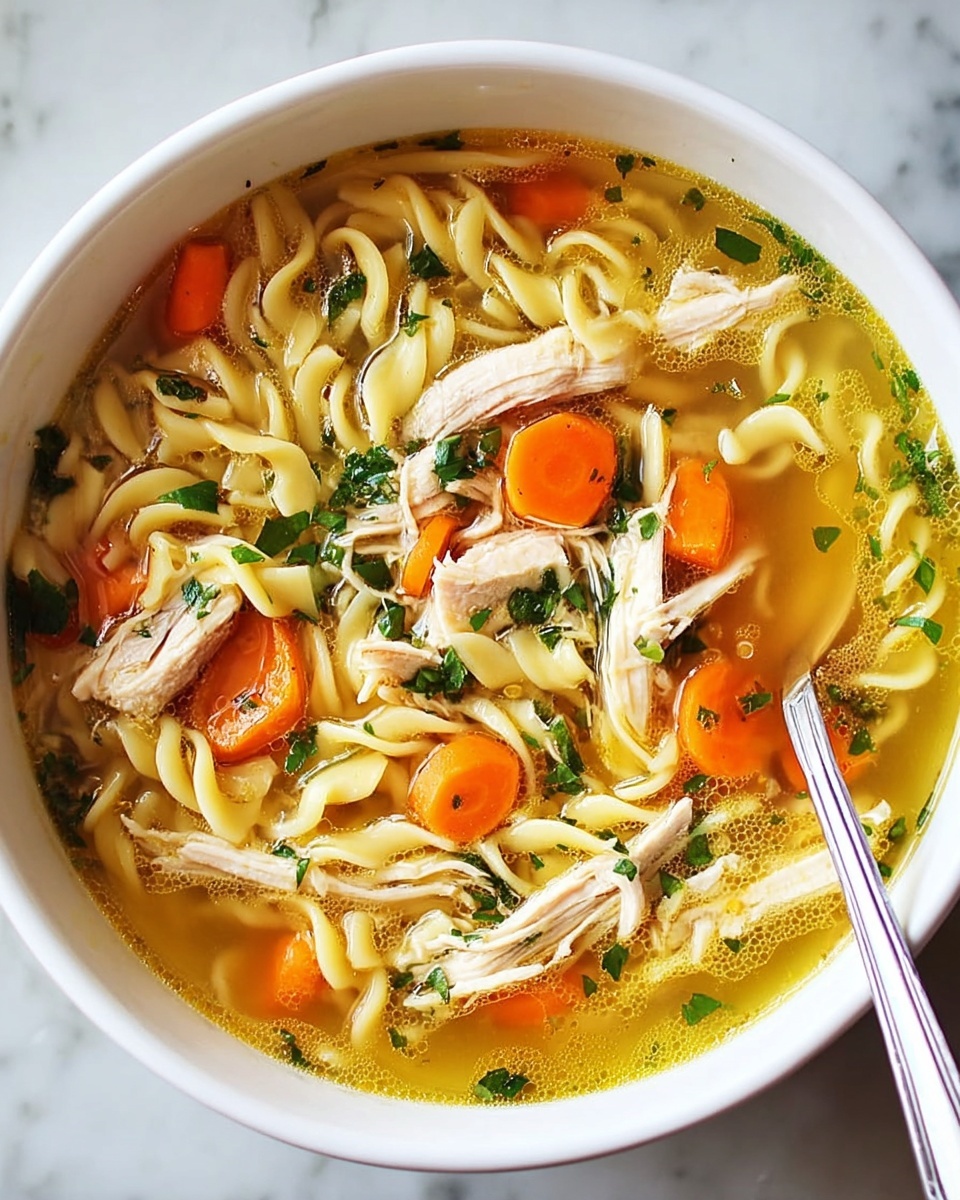 Classic Chicken Noodle Soup Recipe - Recipe Image