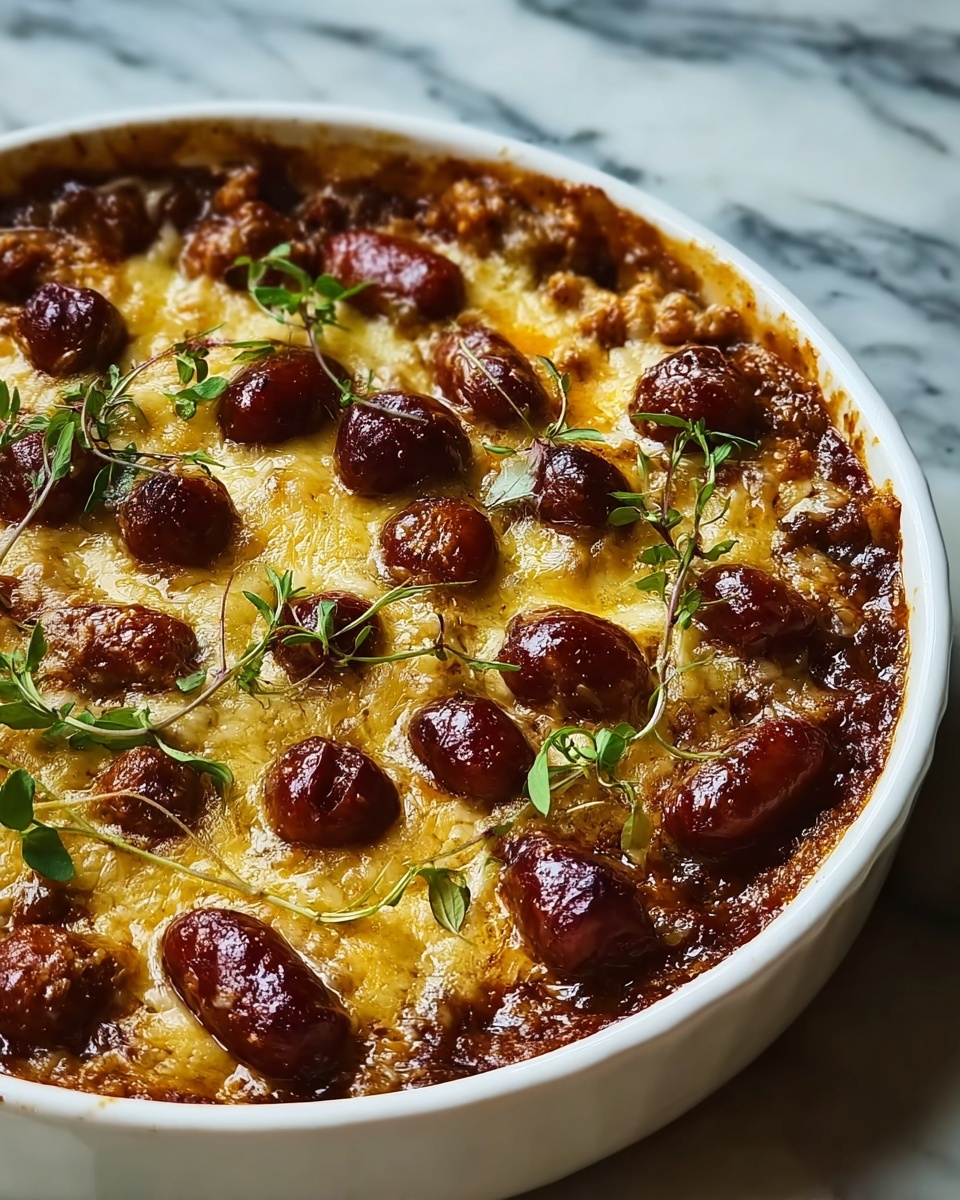 Chili Cheese Dog Casserole Recipe - Recipe Image